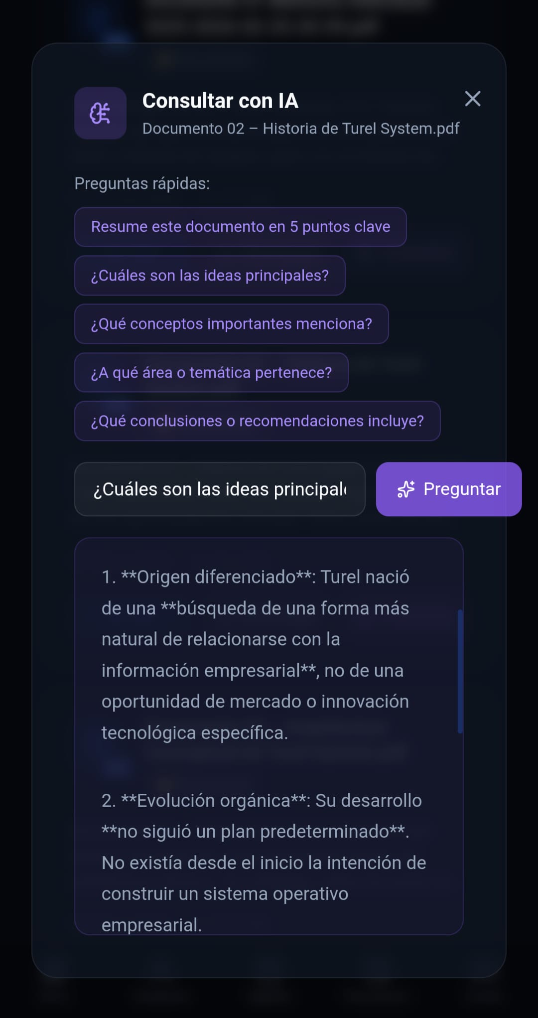 Respuesta IA